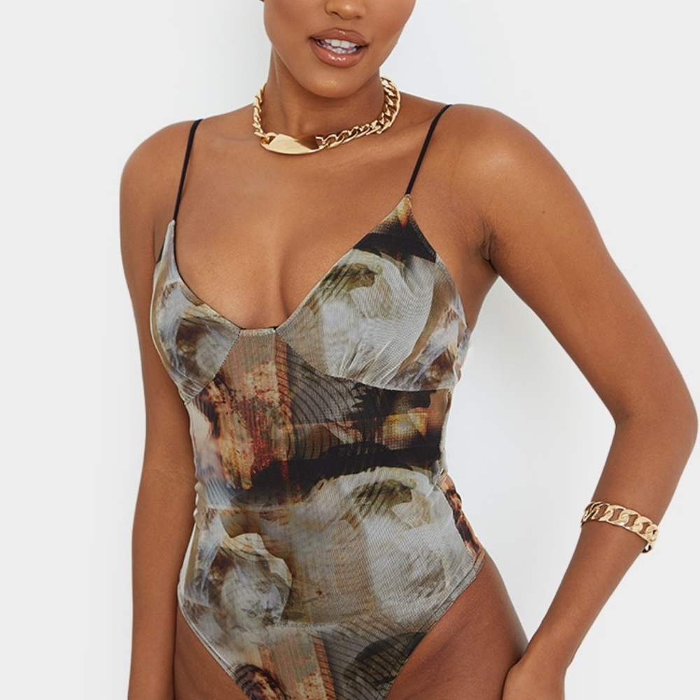 PRETTY LITTLE THING Mesh bodysuit